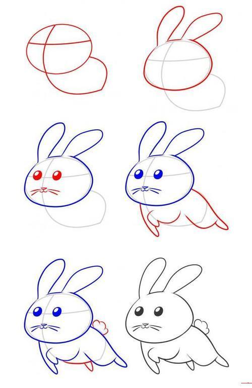 可爱小兔子简笔画怎么画 可爱小兔子简笔画步骤