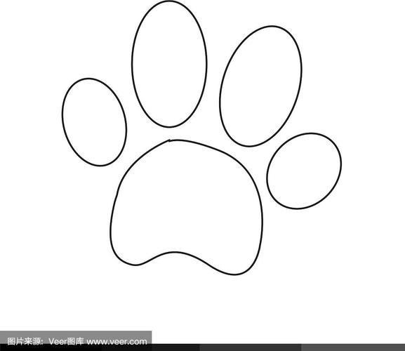 动物足迹图标设计