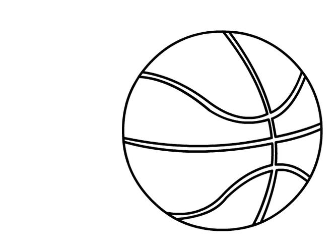 篮球怎么画简笔画