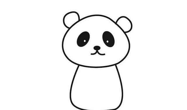 熊猫简笔画 简单漂亮 呆萌可爱