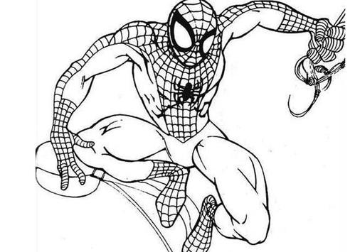 蜘蛛侠简笔画是怎么画的