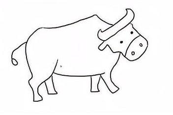 牛的简笔画教程图片
