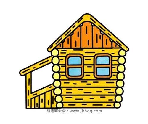 笔画之画法十三红屋顶房子简笔画简笔画卡通屋顶简笔画屋顶的颜色搭配