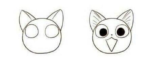 猫咪的眼睛怎么画简笔画