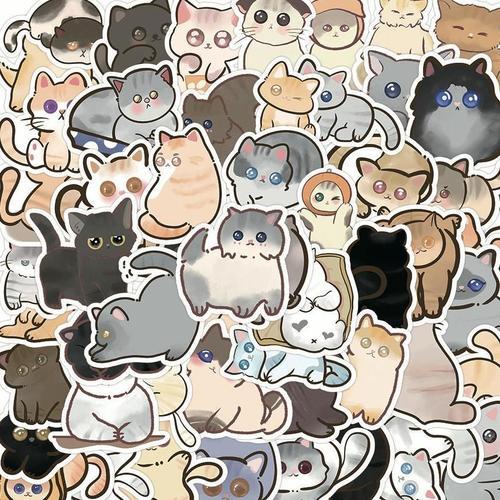 萌猫卡通图片大全可爱 手机壁纸