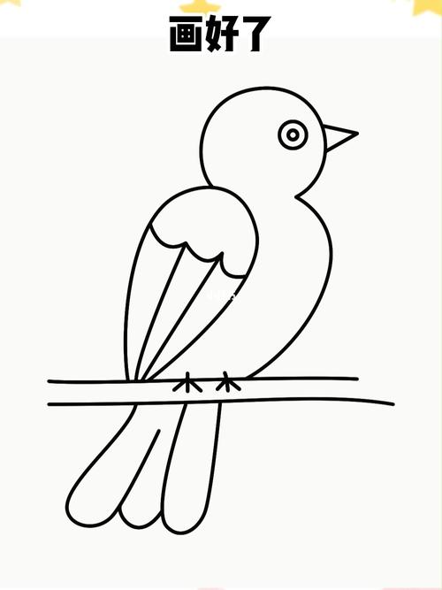 用数字2和3画小鸟,这样画简单又好看 #简笔画   #亲子   #儿童简笔画