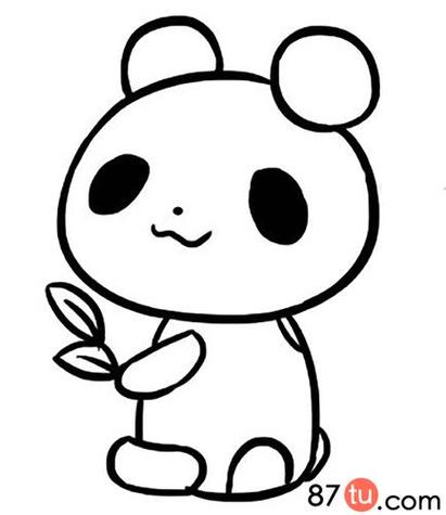 可爱的小熊猫怎么画简笔画