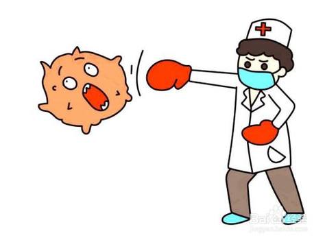 医生打败病菌图片简笔画
