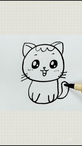 猫的简笔画如何画?