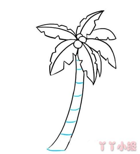 椰子树的简笔画 简单