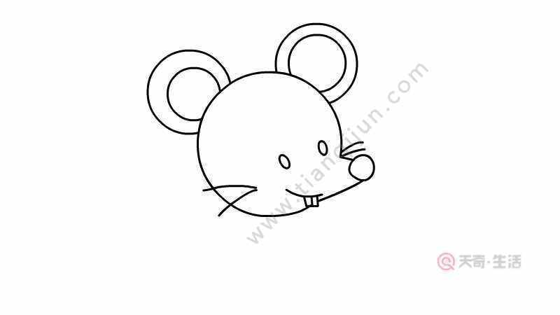 新年小老鼠简笔画大全可爱