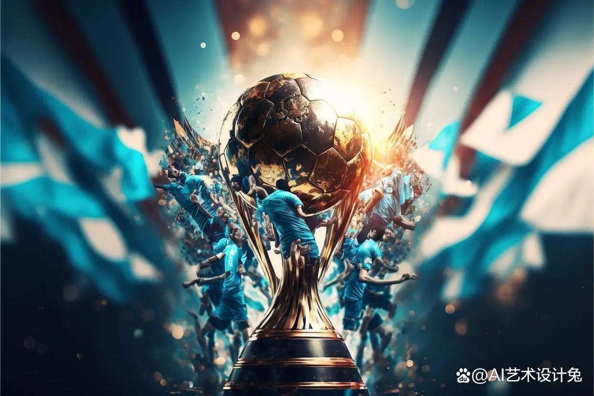世界杯阿根廷夺冠海报设计「高清多图」 .