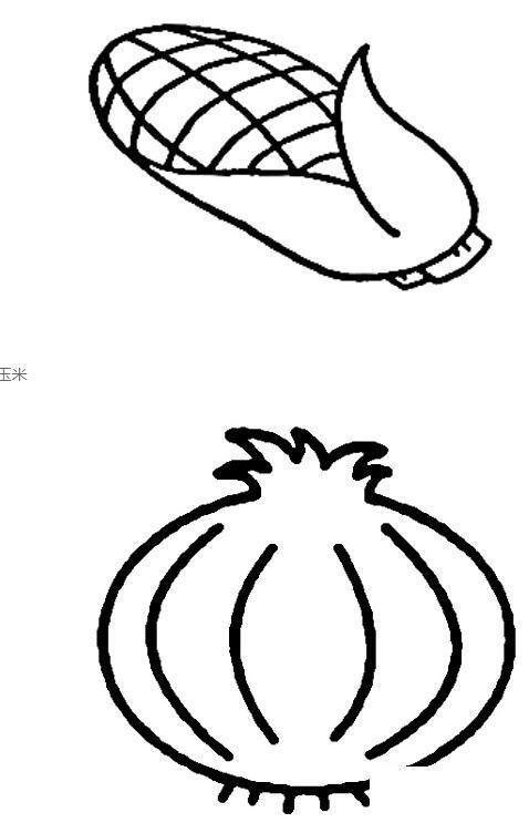 幼儿蔬菜图画简笔画