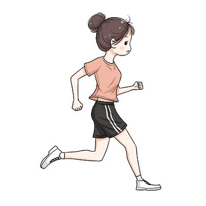 摄图网_400803946_跑步的女孩卡通形象(企业商用).png