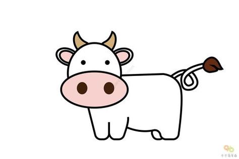 牛的简笔画q版
