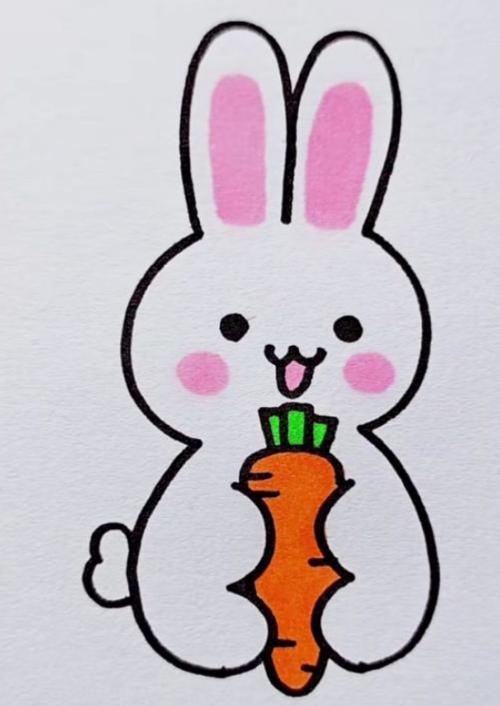 小兔子简笔画图片大全简单