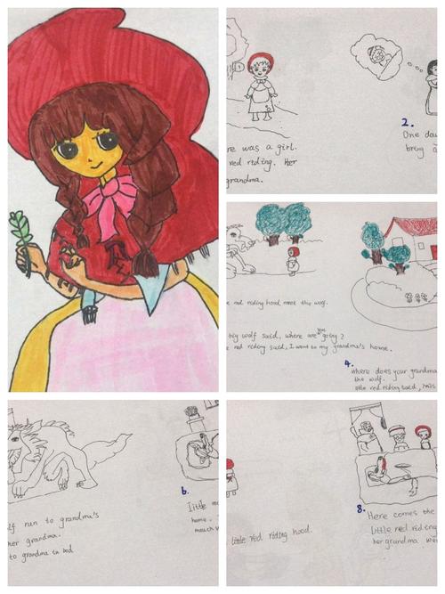 张宸悦同学的绘本故事《小红帽》