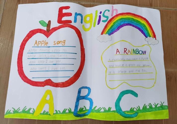 三年级英语手抄报简单漂亮带字