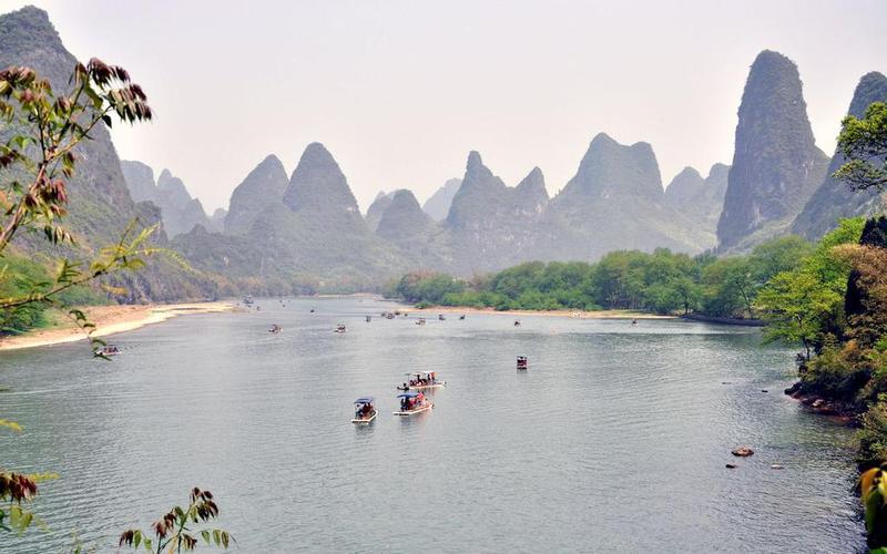 桂林山水沿途景色,高清壁纸图片,名胜古迹-回车桌面