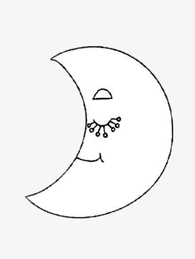 月亮的简笔画简单又好看