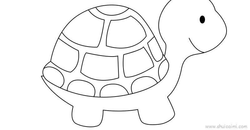 乌龟简笔画 儿童画