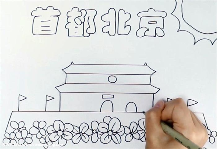 该怎么画北京中轴线手抄报怎么画手抄报