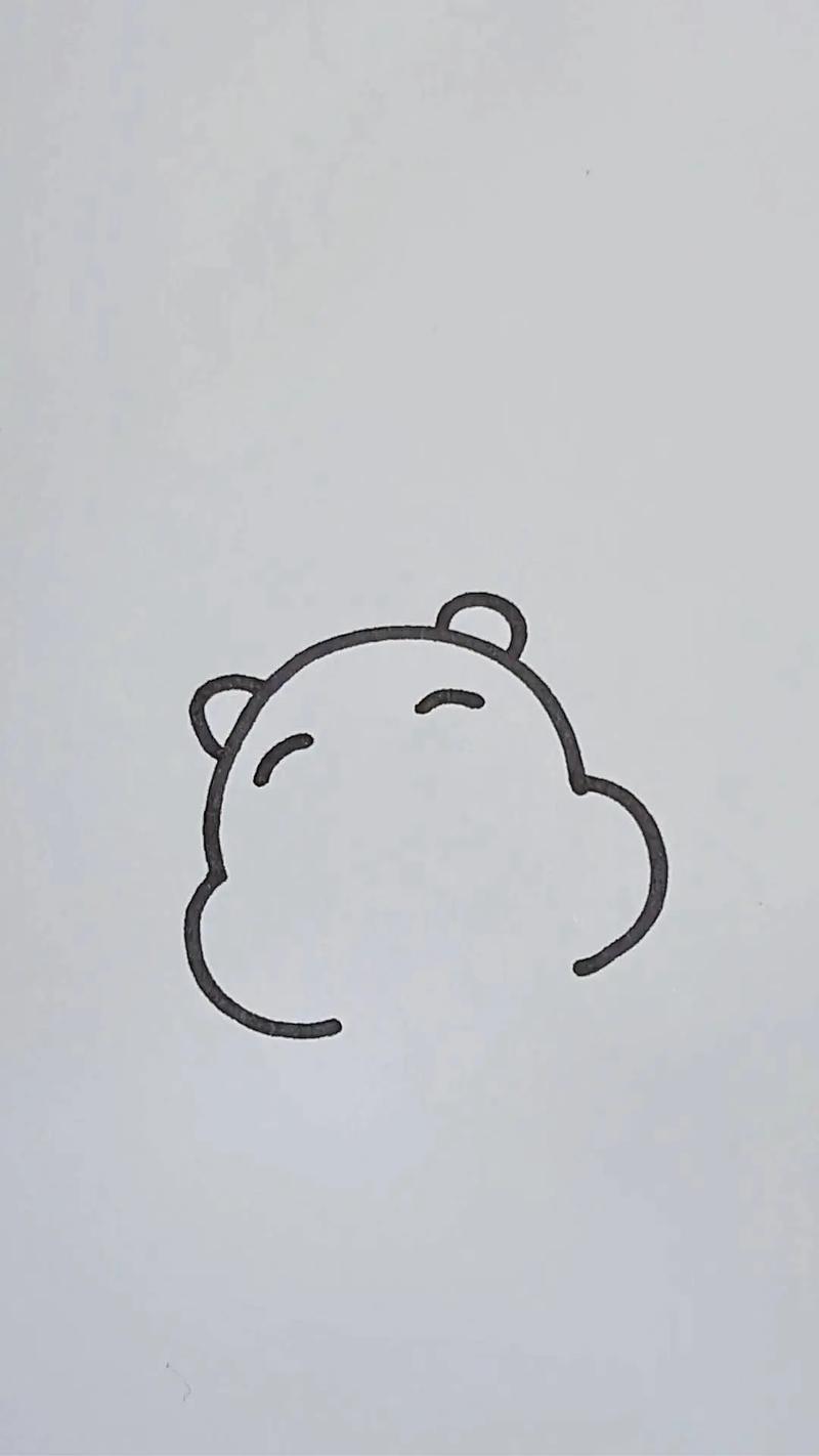 凭咱俩的关系,你给我画个可爱的小熊不过分吧.#简笔画 @do - 抖音