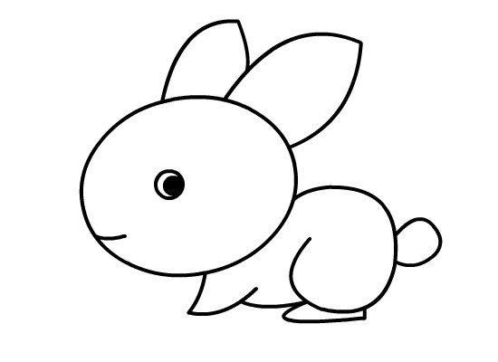 兔子简笔画画法十一种