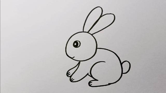 兔子简笔画儿童画法