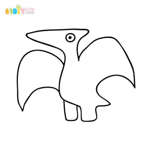3-6岁儿童恐龙简笔画