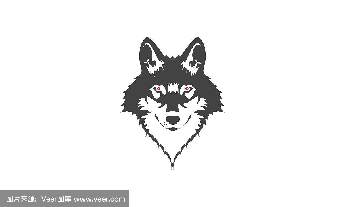 狼头图标标志