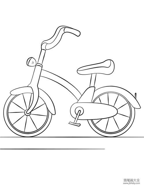幼儿园脚踏车简笔画