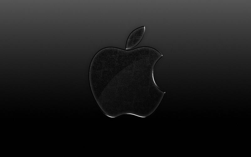 壁纸 系统壁纸 > 黑色质感苹果壁纸 .下载原图 标签:黑色,苹果,系统