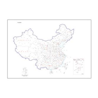 【官方旗32品质】中国手绘地图diy涂色填色涂鸦旅行标记打卡实木