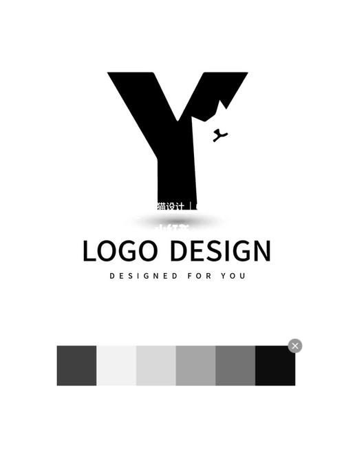 字母y的多种可能字母logo设计英文字体