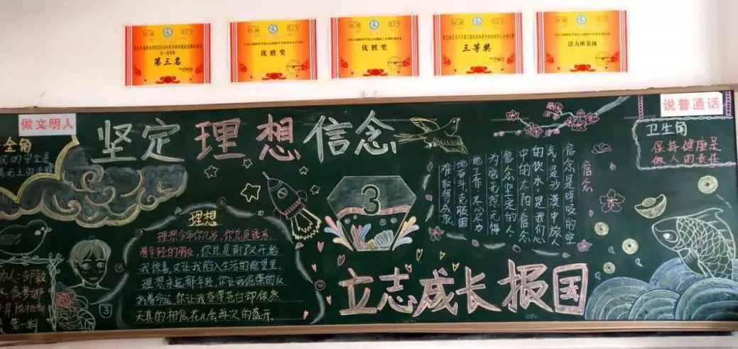 本次黑板报比赛前,美术姜燕老师,学生会社宣部为各班宣传委员进行了
