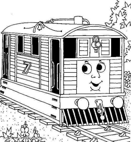 小火车的画法简笔画