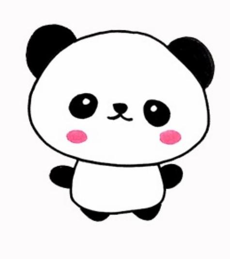 大熊猫简笔画可爱 熊猫简笔画彩色图片步骤讲解
