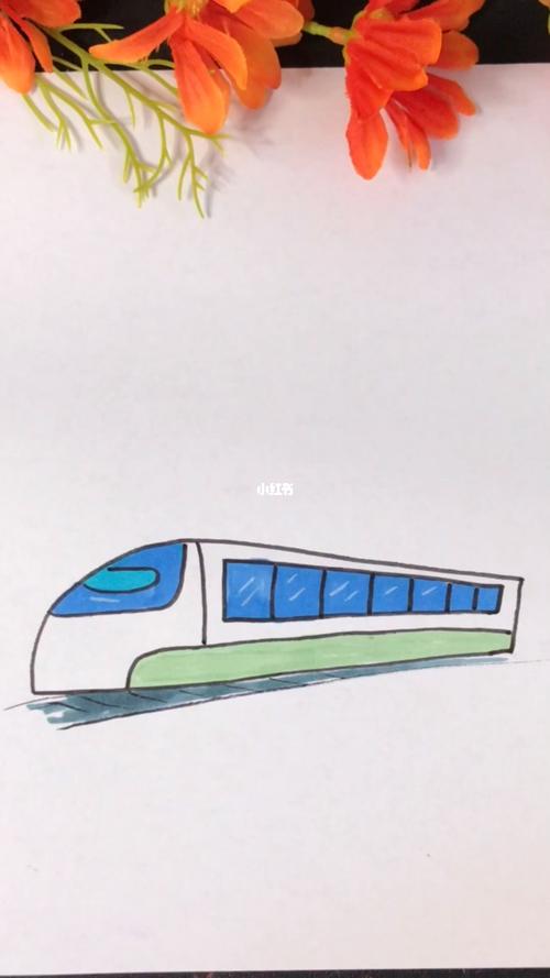 高铁这样画更简单零基础学画画画个简笔画简笔画教程