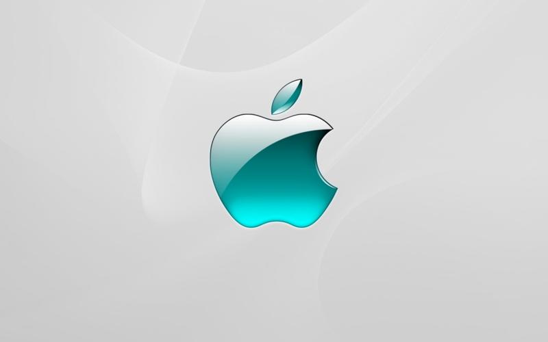彩色苹果logo全屏壁纸
