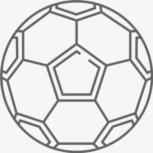 如何画足球简笔画最简单的