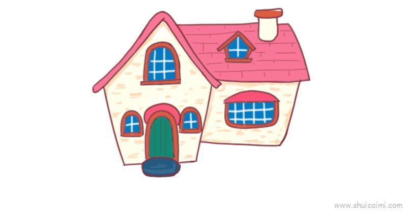 房屋儿童画怎么画 房屋简笔画好看