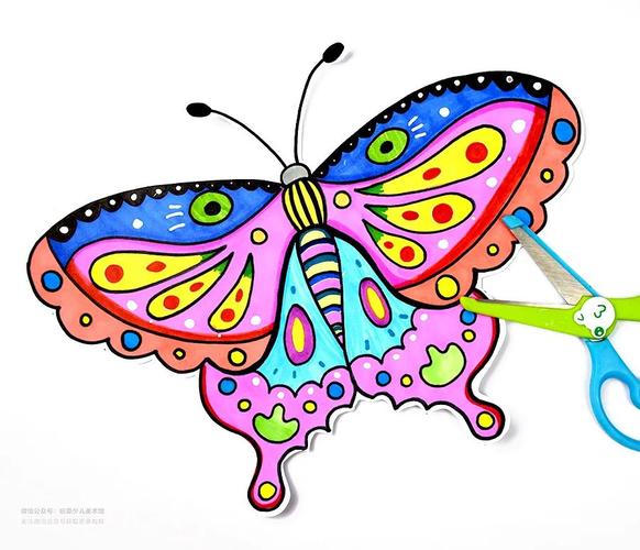 儿童画教程|春天的讯息《翩翩起舞的彩蝶》