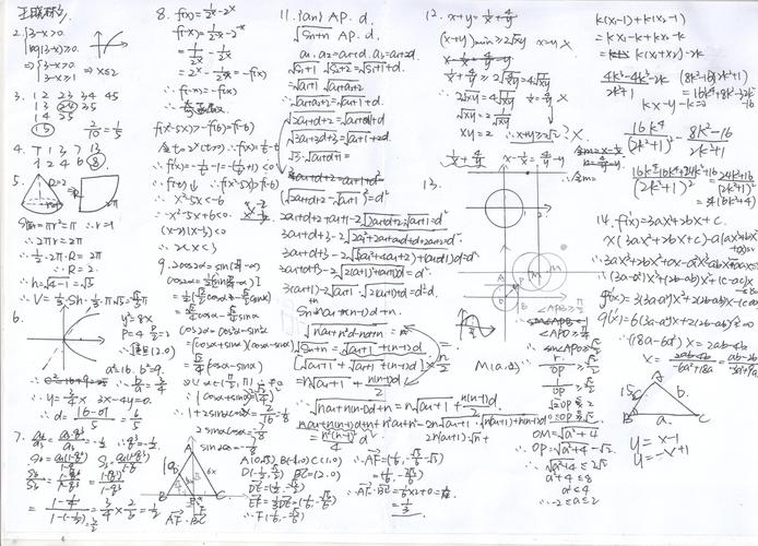 数学草稿纸图片壁纸