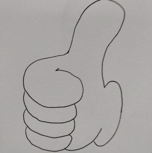 大拇指儿童简笔画法是什么