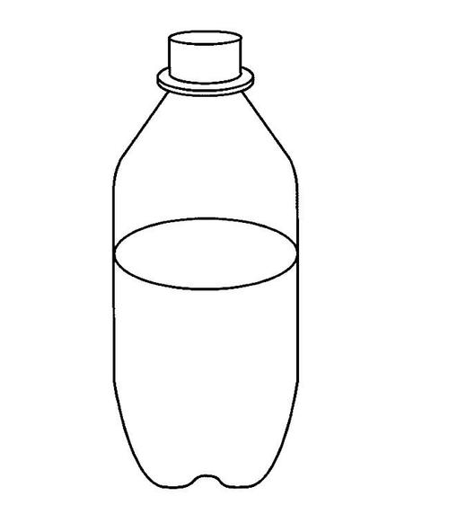 饮料瓶简笔画图片