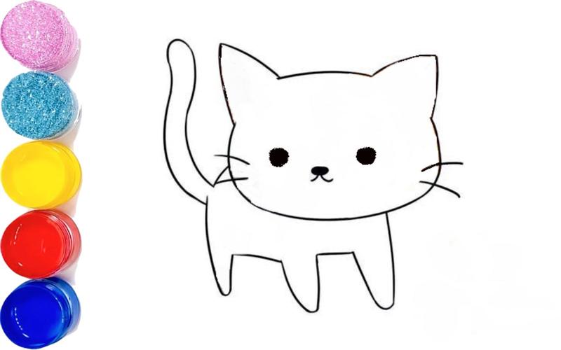 简笔画的小猫怎么画，小猫怎么画简笔画还很好看