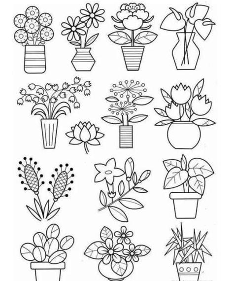 简笔画植物花卉教案