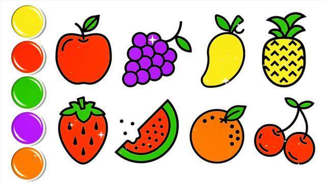 儿童画水果的简笔画