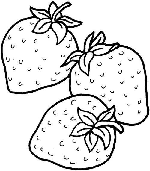 草莓简笔画教程:草莓水果简笔画步骤图片大全